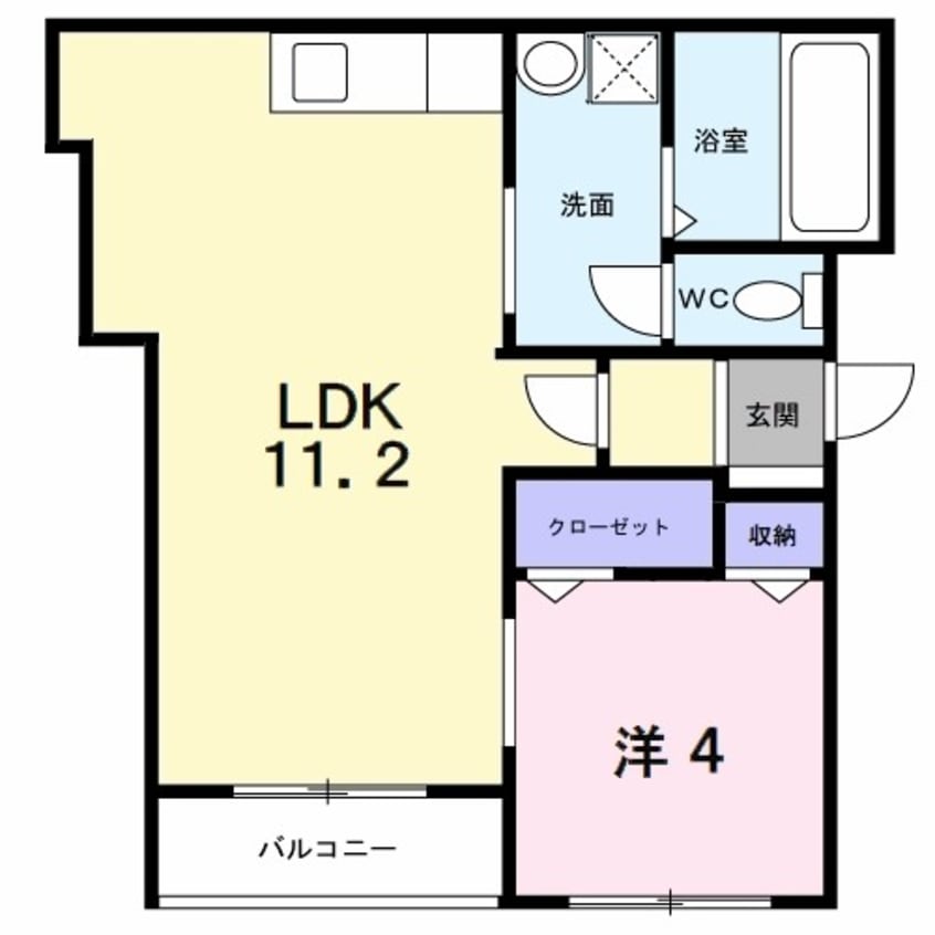間取図 アーグラスＡ