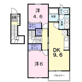 間取図 ビッグ・スカイＢ