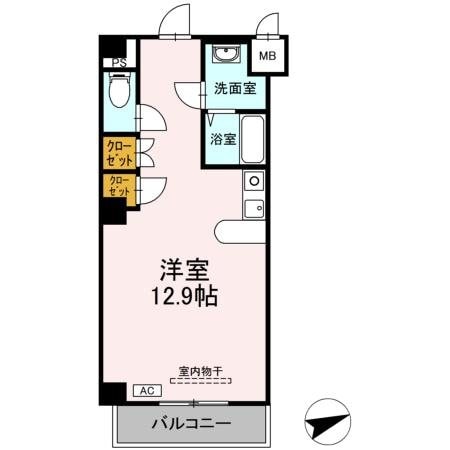 間取り図 フェリオ甲府上石田