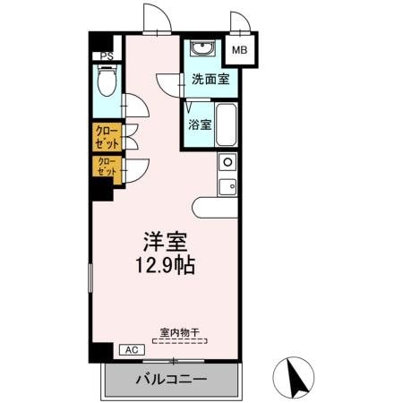 間取り図 フェリオ甲府上石田