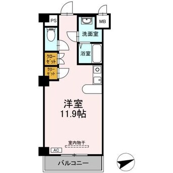 間取図 フェリオ甲府上石田