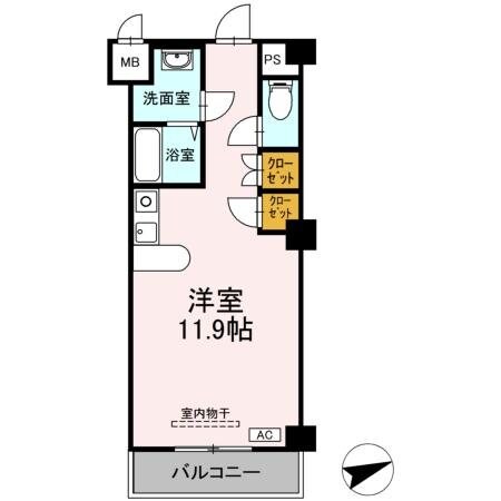 間取り図 フェリオ甲府上石田