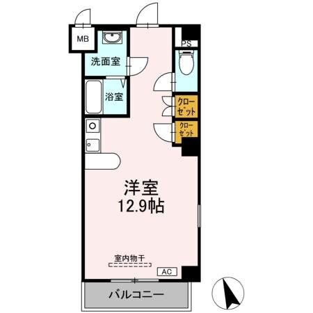 間取り図 フェリオ甲府上石田