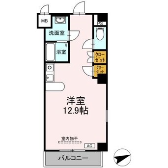 間取図 フェリオ甲府上石田