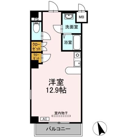 間取り図 フェリオ甲府上石田