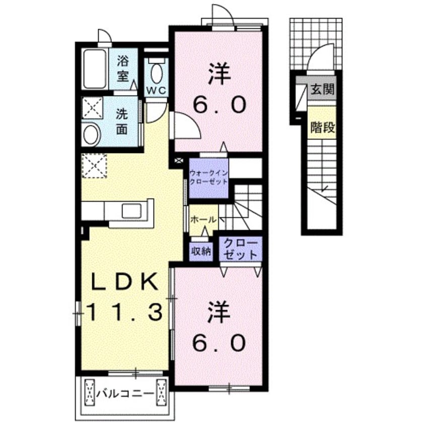 間取図 ペット・サンパティークI