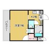 ティアラ山の田 1Kの間取り