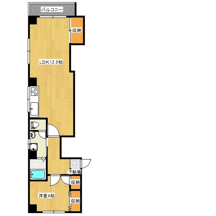 間取図 メゾンミナミ