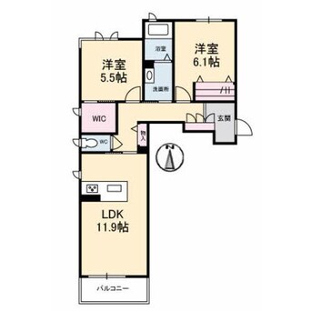 間取図 シャーメゾン　アイシス