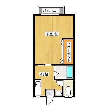 間取り図 ハイツパルファンＢ