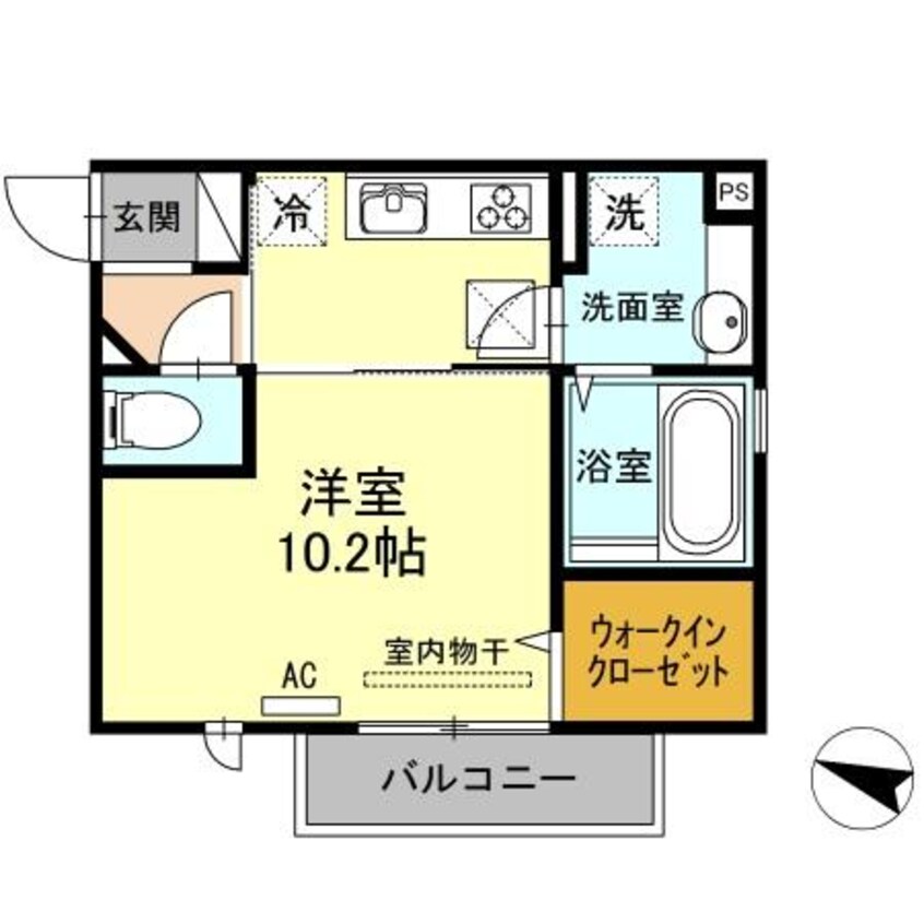 間取図 アイクレスト下関駅