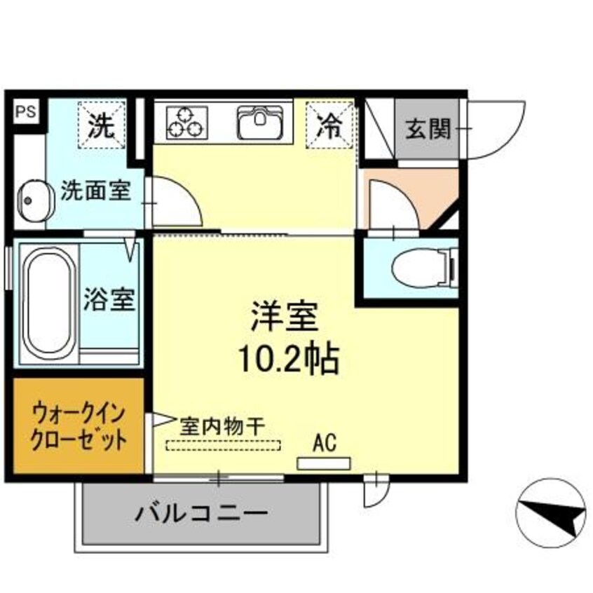 間取図 アイクレスト下関駅