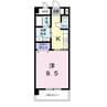 ローレル五反田 1Kの間取り