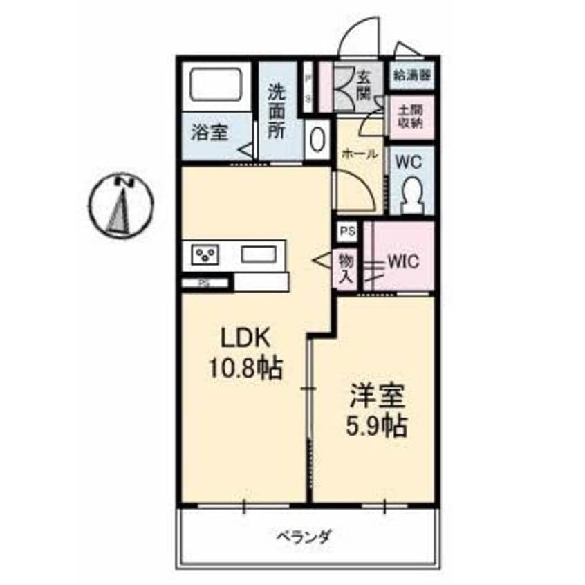 間取図 アンソレイユ　グランデ