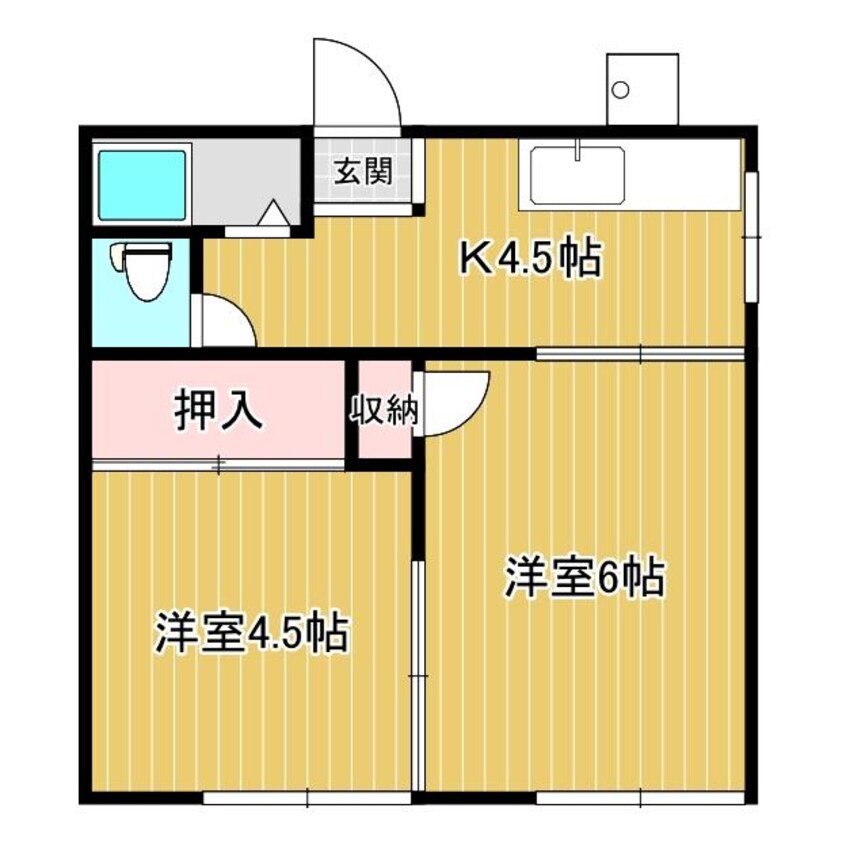 間取図 江本ハイツB