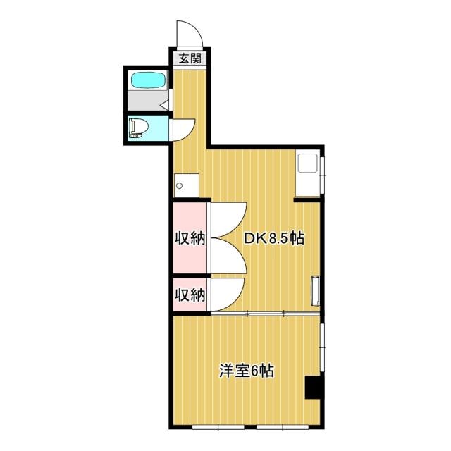 間取り図 スカイマンション下関幸町