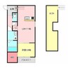 LFB APARTMENT幡生 1LDKの間取り