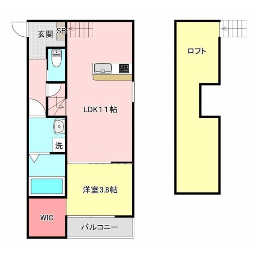 間取図 LFB APARTMENT幡生