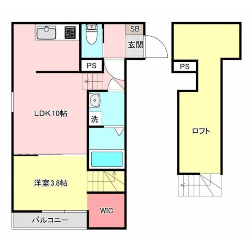 間取図 LFB APARTMENT幡生