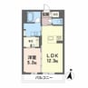 コンフォートベレオ侍町 1LDKの間取り