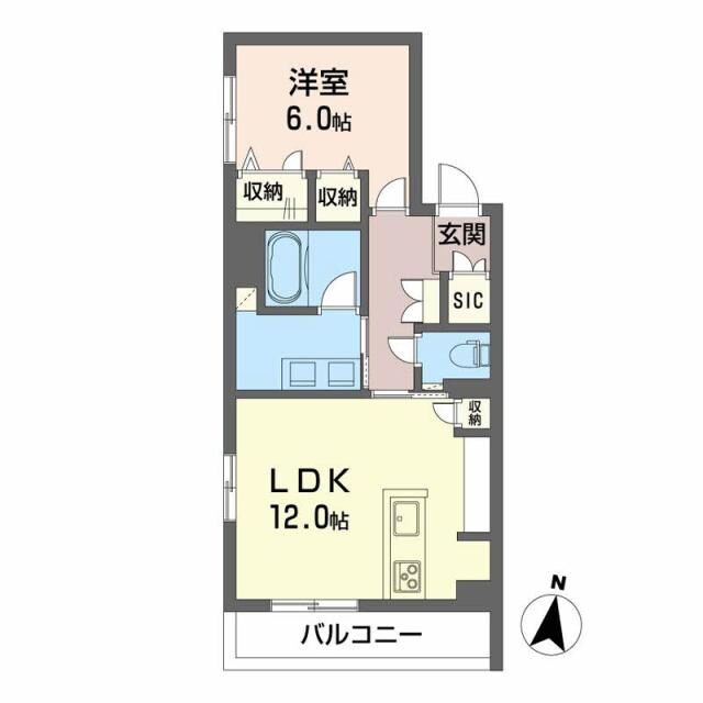 間取り図 コンフォートベレオ侍町