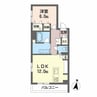 コンフォートベレオ侍町 1LDKの間取り