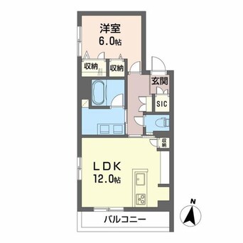 間取図 コンフォートベレオ侍町