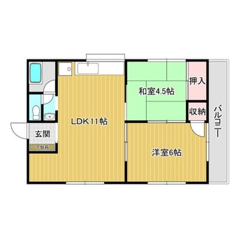 間取図 藤井アパート