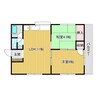 藤井アパート 2LDKの間取り