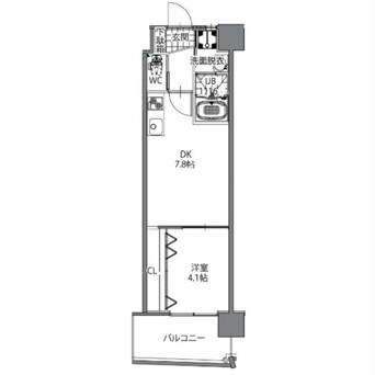 間取図 オーヴィジョンクラス下関駅前