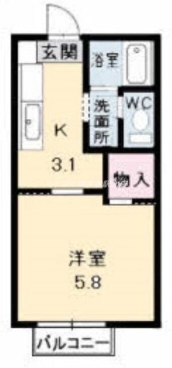 間取図 メゾン　デラW　C棟