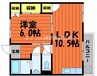 レジデンス北浜 1LDKの間取り