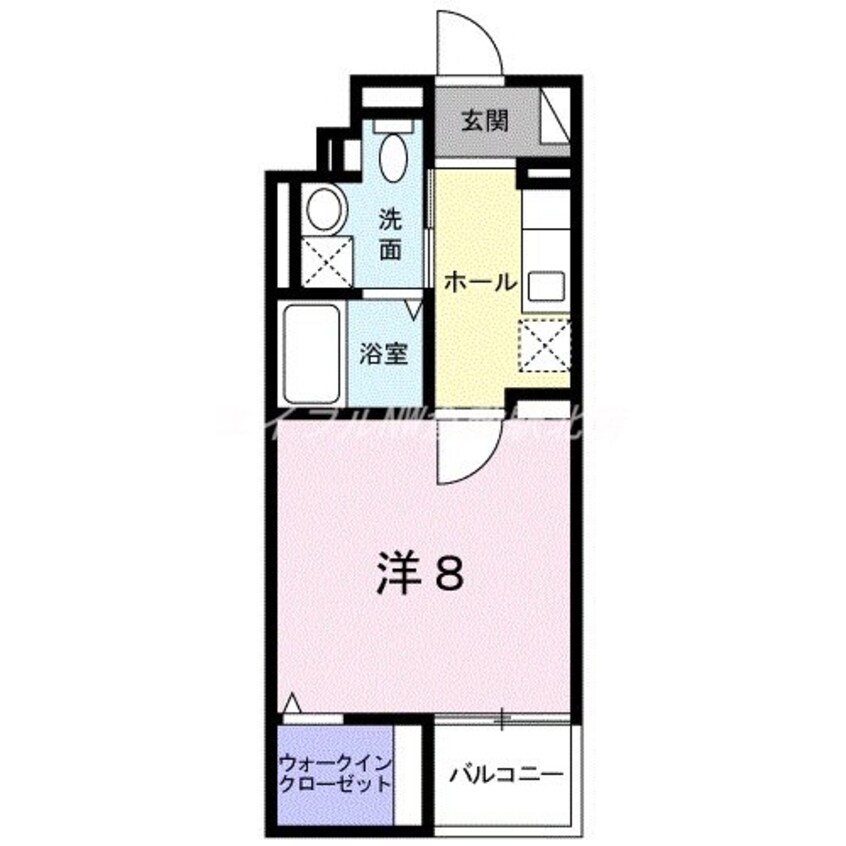 間取図 クレール壱番館