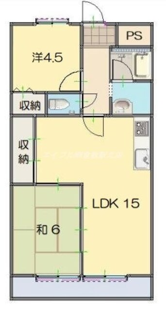 間取図 倉敷サンコーポ