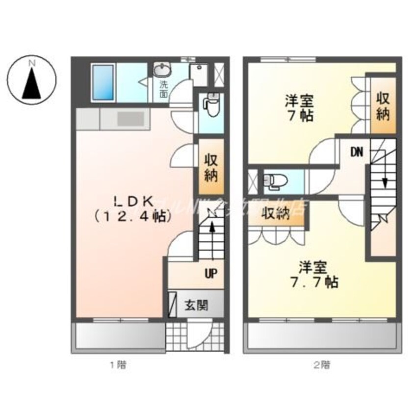 間取図 ベルヴィル新川　Ａ棟