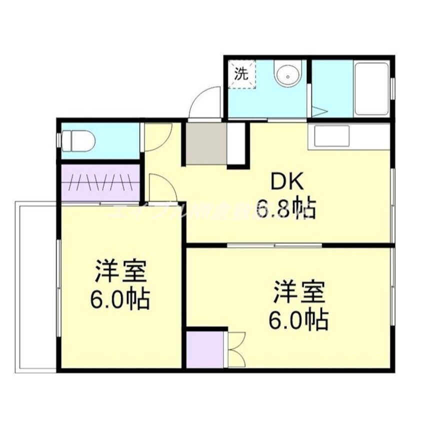 間取図 フォレストコーポ