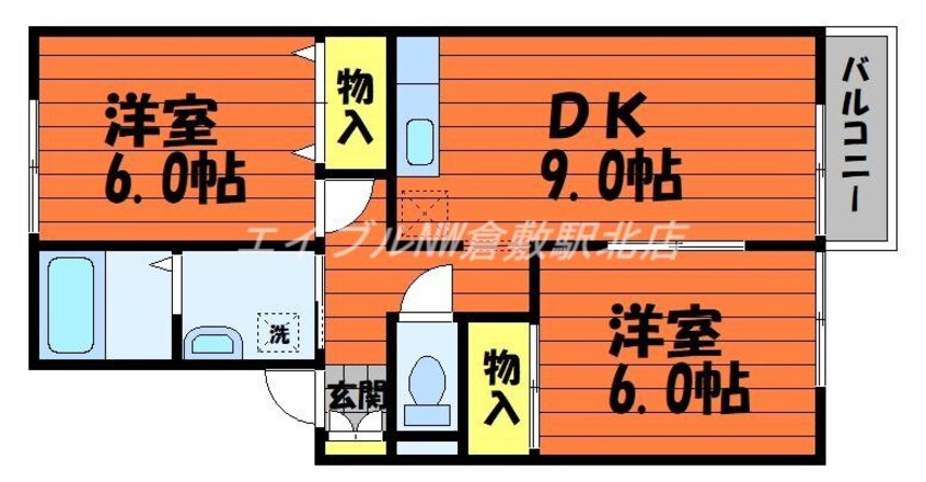 間取図 メゾンシャルマン