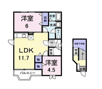 間取図 フォルム恵喜