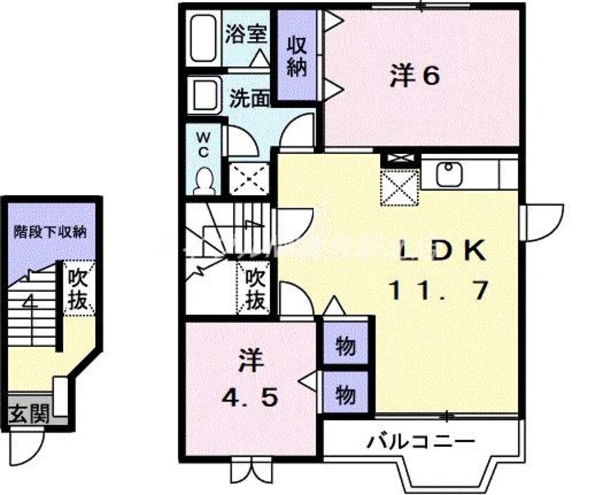 間取図 フォルム恵喜