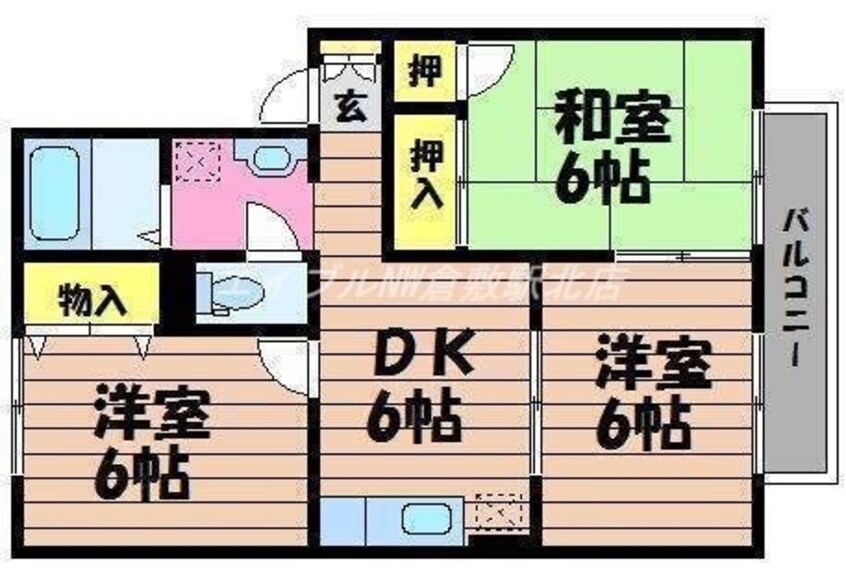 間取図 ファミーユ新町