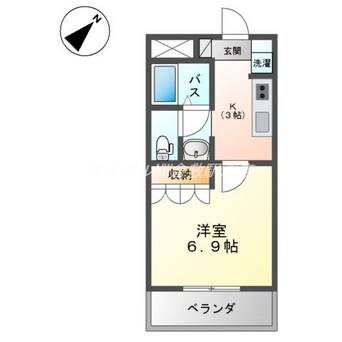 間取図 フルハウス西阿知