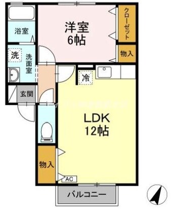 間取図 エレガンテ西阿知　Ａ棟