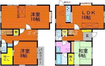 間取図 西富井　長沼邸