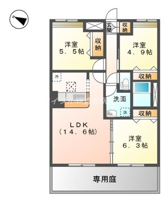 間取図 ベィビー　コート