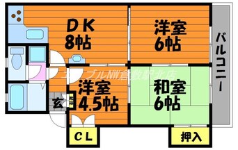 間取図 コーポ藤田