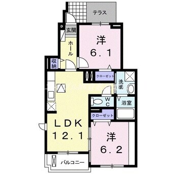 間取図 セイバリーＫ