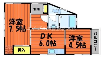 間取図 田ノ上戸建2階