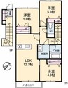 ドルモベーネ（ＢＥＬＳ認証・ＺＥＨ） 3LDKの間取り