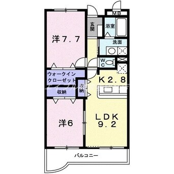 間取図 レジデンス辻が花Ⅰ