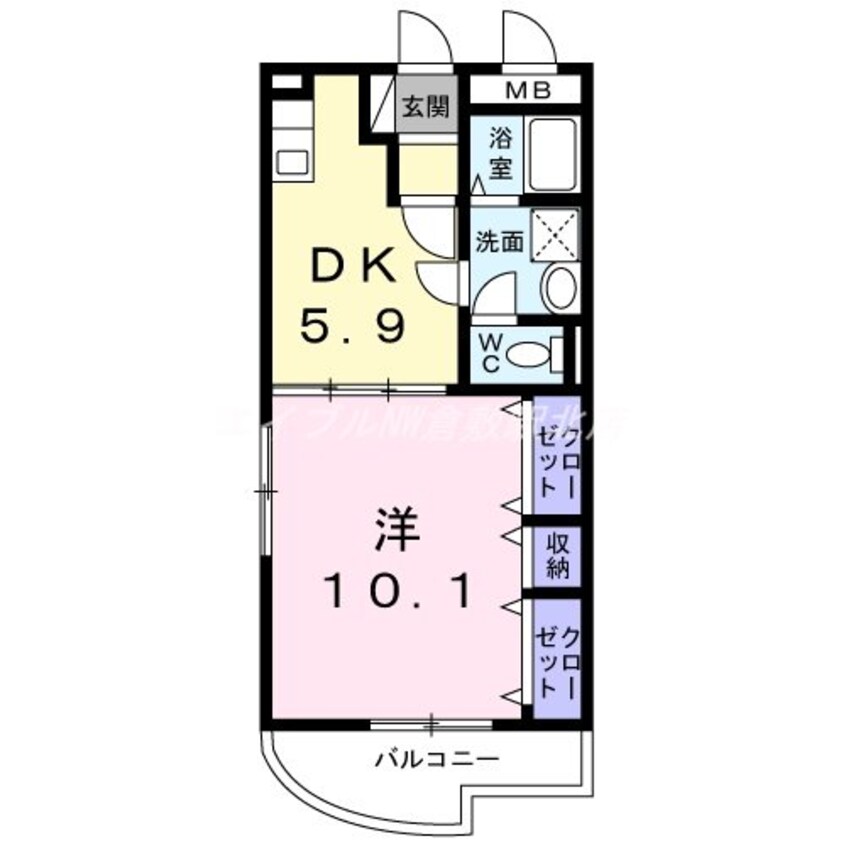 間取図 レジデンス辻が花Ⅱ